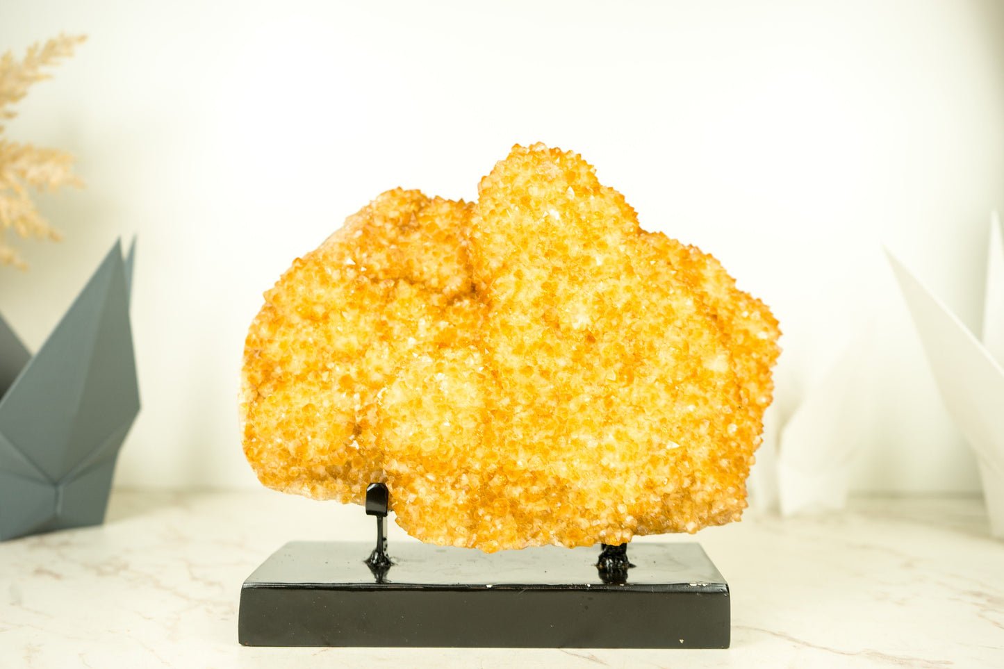 Mesmerizing Golden Yellow Citrine Cluster