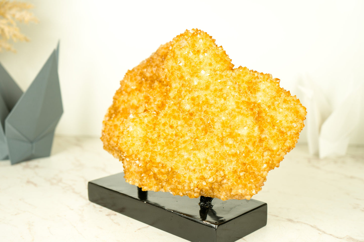 Mesmerizing Golden Yellow Citrine Cluster