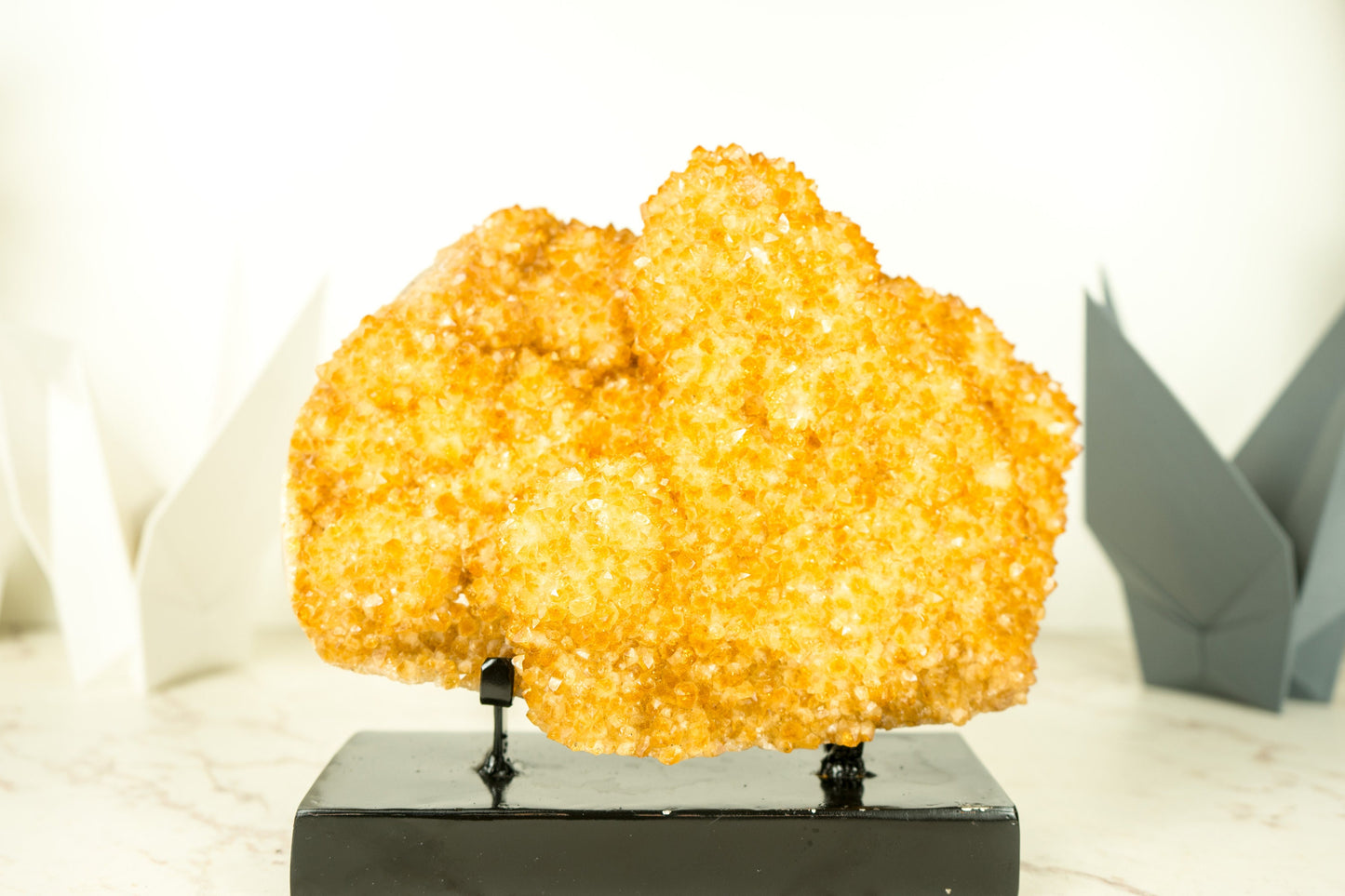 Mesmerizing Golden Yellow Citrine Cluster