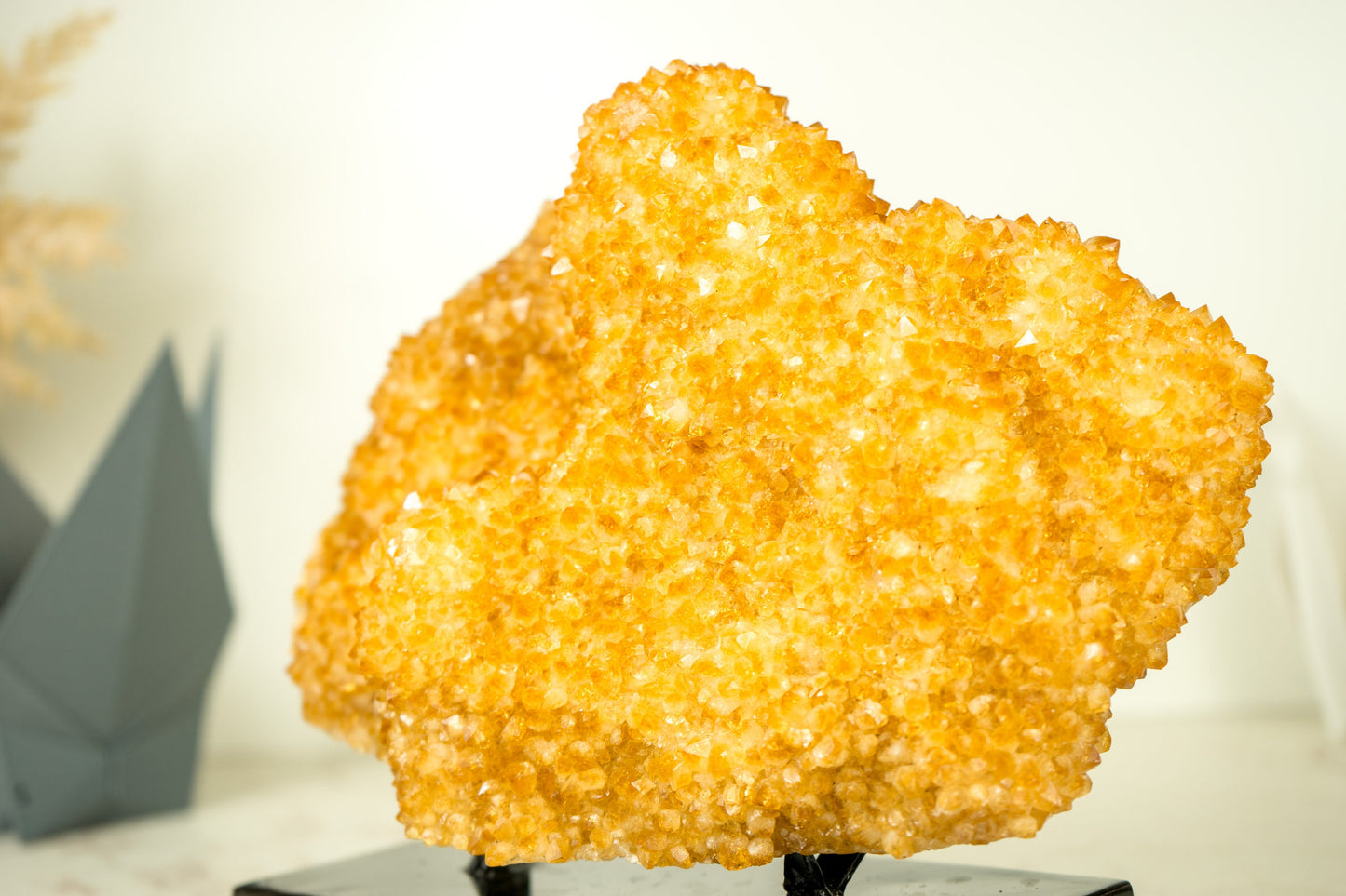 Mesmerizing Golden Yellow Citrine Cluster